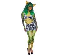All In One, Top, Skirt & Ears Women's Costumes NUEVO