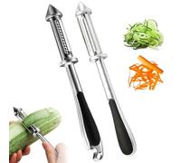 All In One Vegetable Peeler,3 and 1 Vegetable and Fruit Peeler,Multifunctional Vegetable Cutter,Slicer,Grater,and Peeler,Non Slip Handle Grater,Kitchen Gadget,for Pear Tomato Cucumber Carrot (Mixed)