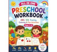 All-in-One Writing Workbook Practice for Kids Ages 3-5 , Nursery: Pattern Tracing - Alphabet - Numbers -Activity Book for Toddlers, Early Learning - Writing Book for Kids
