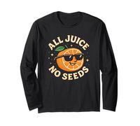 All Juice No Seeds Funny Men's Vasectomía Manga Larga