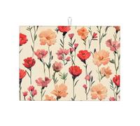 All Kinds of Bouquets - Tapete grande de microfibra para escurrir platos, reutilizable, lavable, para accesorios de cocina, 45,7 x 60,9 cm