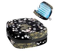 All Knids of Flower Tree - Bolsa de almacenamiento de tampones para servilletas sanitarias, Varios colores, 4.7x6.6x6.6 in/12x17x17 cm