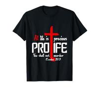 All Life is Precious - Diseño Cristiano Pro-Vida Camiseta