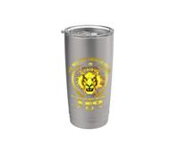 All Men Are Born A Leo Zodiac Funny July August Birthday Vaso térmico de acero inoxidable de doble pared