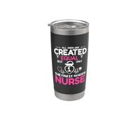 All Men Are Created Equal But Only The Finest Marry Nurse Vaso térmico de acero inoxidable de doble pared