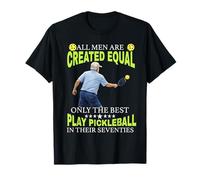 All Men Are Created Equal Pickleball Setenta 70s Grandpa Camiseta