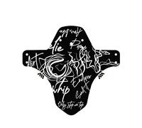 All Mountain Style AMS Guardabarros Delantero - Compatible para Ruedas de 26’’,27.5’’,29’’, Signature Blanco