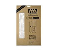 All Mountain Style AMS Protector de Cuadro Extra-Protege tu Bicicleta de Las rayadas y los Golpes, Ronin/Blanco posibles arañazos, Unisex-Adult