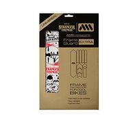 All Mountain Style AMS Protector de Cuadro Extra - Protege tu bicicleta de posibles arañazos y golpes, Stranger Things UpsideDown Negro