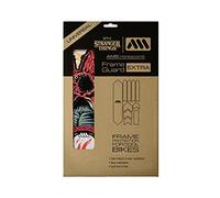 All Mountain Style AMS Protector de Cuadro Extra - Protege tu bicicleta de posibles arañazos y golpes, Stranger Things Demogorgon Transparente