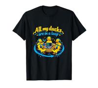 All My Ducks Are In A Loop Programador Humor Adulto Camiseta