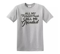 All My Favourite People Call | Divertida | Novedad | Broma | Camiseta para hombre, Camiseta deportiva gris con estampado negro, S