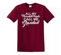 All My Favourite People Call | Divertida | Novedad | Broma | Camiseta para hombre, Camiseta granate con estampado blanco, 5XL