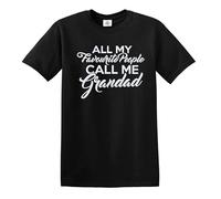 All My Favourite People Call | Divertida | Novedad | Broma | Camiseta para hombre, Camiseta negra con estampado blanco, 4XL