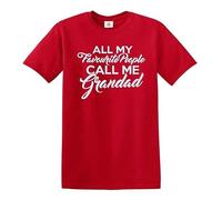 All My Favourite People Call | Divertida | Novedad | Broma | Camiseta para hombre, Camiseta roja con estampado blanco, 3XL
