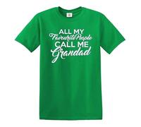 All My Favourite People Call | Divertida | Novedad | Broma | Camiseta para hombre, Camiseta verde irlandesa con estampado blanco, XL