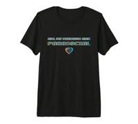 All My Friends Are Parasocial Retro Glitch Diseño Gráfico Camiseta Premium