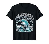 All My Puns Are On Porpoise Marine Animal Wordplay - Camiseta