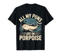 All My Puns Are On Porpoise Marine Animal Wordplay - Camiseta