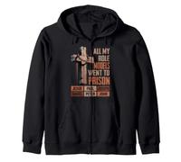 All My Role Models Went Pr Son Jesús Biblia Verso Religioso Sudadera con Capucha
