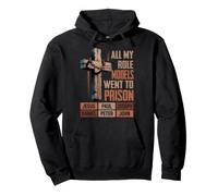 All My Role Models Went Pr Son Jesús Biblia Verso Religioso Sudadera con Capucha