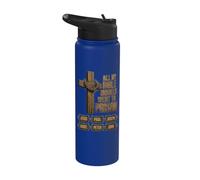 All My Role Models Went to Prison Christian Bible Verse Meme Stainless Steel Insulated Water Bottle