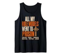 All My Role Models Went to Prison Christians Bible Events Camiseta sin Mangas