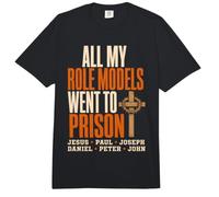 All My Role Models Went to Prison Christians Bible Events Comfort Colors Adult Heavyweight T-Shirt