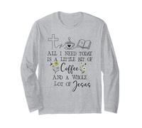 All Need I is Little bit of Coffee & Whole Lot of Jesus Mama Manga Larga