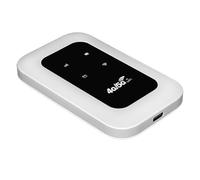All-Network Portable WiFi, 5G Wi-Fi Pocket Router,Power on and Use,High-Speed 5G Connectivity, Dual-Band Wi-Fi, Wireless Seamless Streaming & Gaming,for Travel, Public Computer, Business (White)