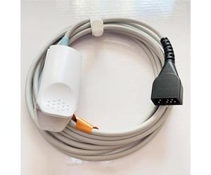 All Nonin 7pins SpO2 Sensor Probe 7 pines SpO2 sensor sonda 7P 3 metros Cable Oximax Cable para Monitor Nonin 8500 8800 2500 9840 3012 Avant 2120 4000 9600 9700 7500FO adulto dedo Adult Finger Clip