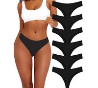 ALL OF ME Pack de 6 Tangas de algodón para Mujer, Ropa Interior Sexy, lencería para Mujer, Bragas de algodón, Ropa Interior, Tangas, Paquete múltiple,XL
