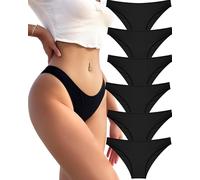 ALL OF ME Paquete de 6 Ropa Interior de algodón para Mujer, Conjunto de Bragas de algodón para Mujer, Paquete múltiple, Hipster, Transpirable, S-XXL