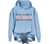All Of Us Are Different None Of Us Are Less Neurodivergent Sudadera y camisa, camisas estampadas divertidas para mujeres y hombres, Azul cielo-1, M