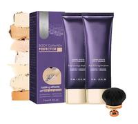 All over Complexion Perfector, 2025 New Body Coverage Perfector, Cream Body Brush with Extra Large Makeup Brush - 12h+ Wear That Won’t Budge (2Pcs)
