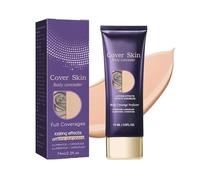 All Over Complexion Perfector, Long Lasting Body Coverage Perfector, Tattoo Cover Up Makeup Waterproof, Cream Body M-akeup, Body M-akeup Brush, Transfer-Resistant Body Makeup (1Pcs, 74ml)