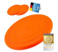 all Pets United® Perro Frisbee, Disco Lanzador Juguete para Perros; Accesorio para adiestramiento de Agility; Juguete Lanzador de Goma Flexible para Mayor Juego, diversión y Seguridad (4 Piezas)