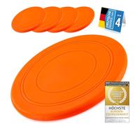 all Pets United® Perro Frisbee, Disco Lanzador Juguete para Perros; Accesorio para adiestramiento de Agility; Juguete Lanzador de Goma Flexible para Mayor Juego, diversión y Seguridad (2 Piezas)