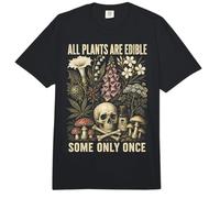 All Plants Are Edible Some Only Once Funny Botanical Comfort Colors Adult Heavyweight T-Shirt