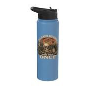 All Plants are Edible Some Only Once Funny Men Women Stainless Steel Insulated Water Bottle