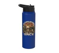 All Plants are Edible Some Only Once Funny Men Women Stainless Steel Insulated Water Bottle