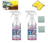 All-Purpose Bathroom Descaler Foam Spray, Multifunctional Stubborn Stains Cleaner, Deep Cleaning Bubble Spray For Bathtub, Toilet, Glass, Faucet