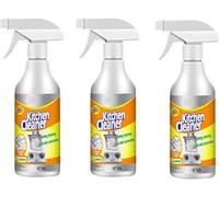 All-purpose Kitchen Pots and Pan Cleaner,All Purpose Kitchen Cleaner,Kitchen Bubble Cleaner Spray,Kitchen Cleaner for Range Hood, Oven, Pots, Grill, Sink (3pcs)