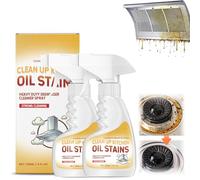 All-Purpose Kitchen Pots and Pan Cleaner, Heavy Oil Stain Cleaner Kitchens, Multi-purpose Kitchen Heavy Oil Cleaner, No-Rinse Foaming Formula for Stoves, Cookware (2)