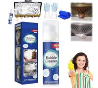 All Purpose Rinse Cleaning Spray, Bubble Cleaner Foam Spray, Foam Cleaner Spray, Foaming Heavy Oil Stain Scrubbing Bubbles for Kitchen Bathroom (100ml-1pc)