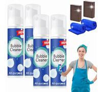 All-Purpose Rinse-Free Cleaning Spray, Rinse Free Foam Cleaner, Lazzda Bubble Cleaner, Dumalt Foam Cleaner, Multi-Purpose Foam Cleaner Spray, Bubble Cleaner (100ML*4)