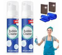 All-Purpose Rinse-Free Cleaning Spray, Rinse Free Foam Cleaner, Lazzda Bubble Cleaner, Dumalt Foam Cleaner, Multi-Purpose Foam Cleaner Spray, Bubble Cleaner (30ML*2)