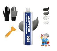 All-Purpose Super-Bonding Structural Sealant, 9900 Sealant Waterproof, Waterproof Adhesive 9900, Multi-Surfaces Adhesive for Roof Bathroom Tile (Gray)