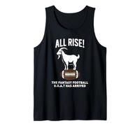 All Rise The Fantasy Football Goat ha Llegado Camiseta sin Mangas