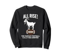 All Rise The Fantasy Football Goat ha Llegado Sudadera